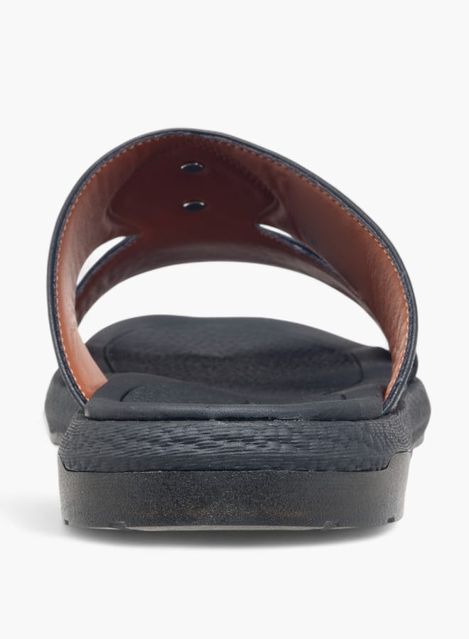 لو كونفورت صنادل رجالية بتفاصيل مقصوصة سهلة الارتداء - Image 4