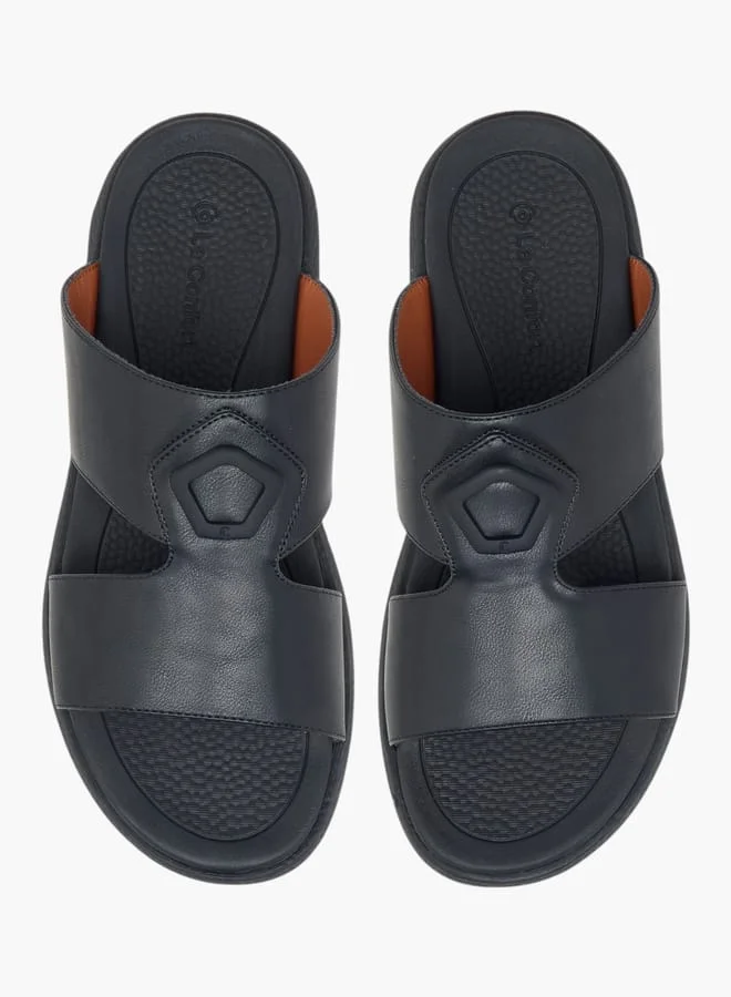 Le Confort Men's Cutout Detail Slip-On Arabic Sandals