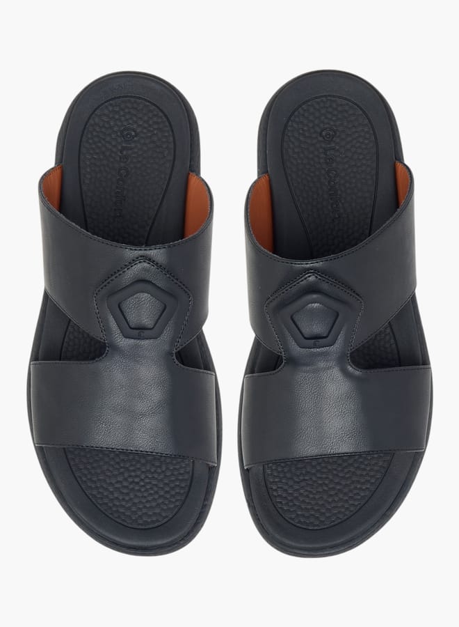 لو كونفورت صنادل رجالية بتفاصيل مقصوصة سهلة الارتداء - Image 2