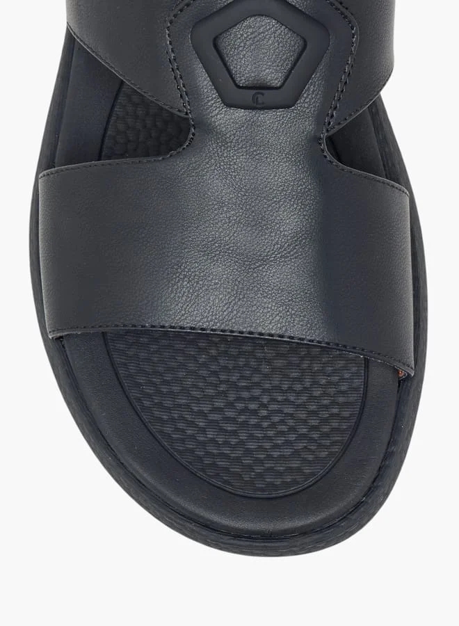 Le Confort Men's Cutout Detail Slip-On Arabic Sandals