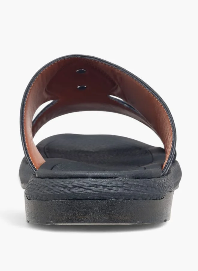 Le Confort Men's Cutout Detail Slip-On Arabic Sandals