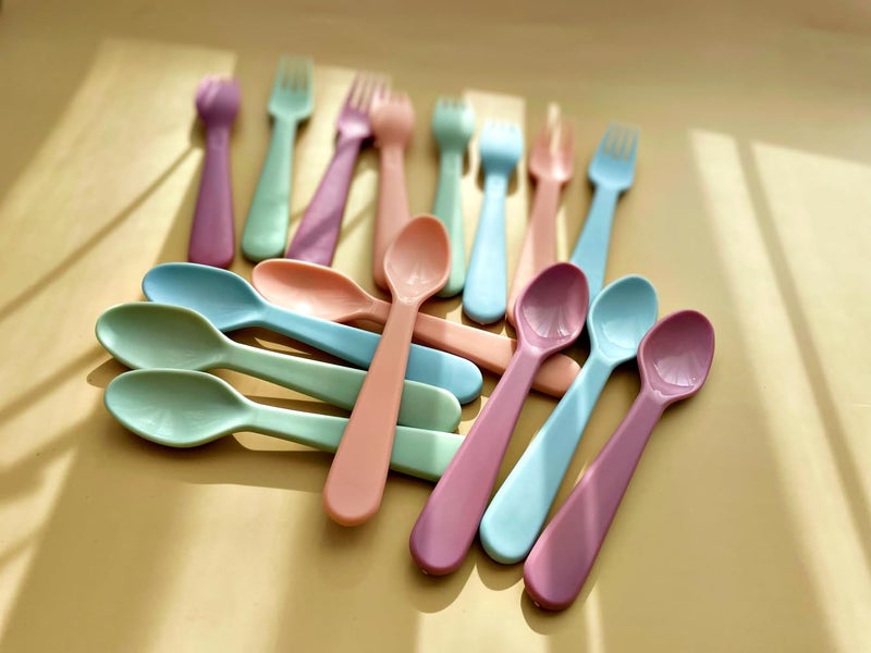 ChaLeeMoo 16Pcs Kids Plastic Spoons, Multicolor Toddler Utensils, Reusable Kids Silverware Set, BPA Free, Ideal Kids Cutlery Set for School Lunch, Camping, Travel, Party Favors, Dishwasher Safe - Image 2