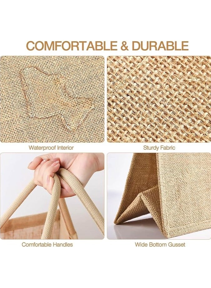 Pearl Coast Dubai Souvenir Jute Bag – EcoChic Tote Bags | Pack of 3 | Durable, Stylish & Reusable - Image 4