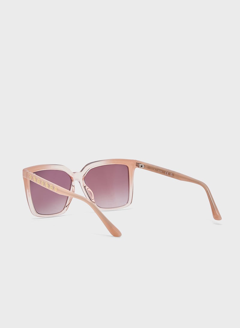 GUESS Square Uv-Protected Wayfarer Sunglasses - Image 3