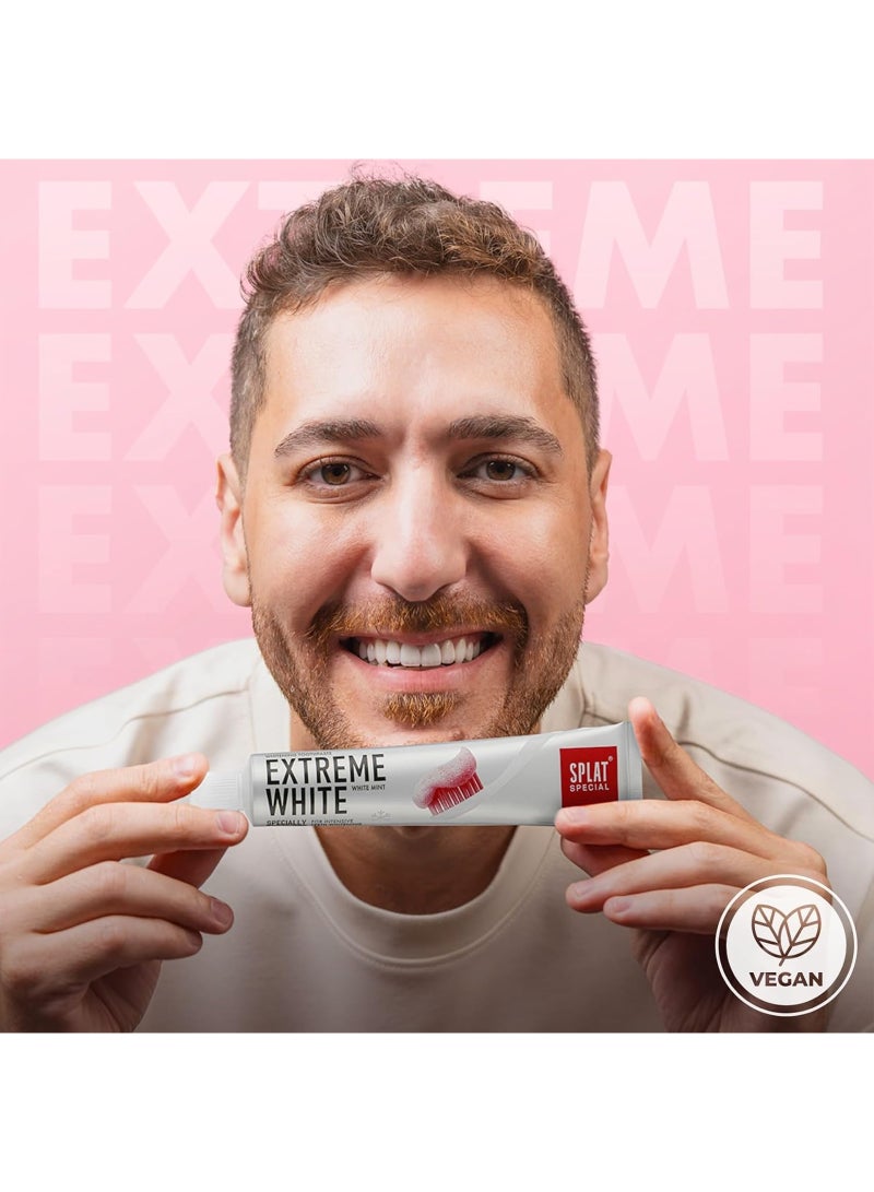 SPLAT Special Extreme White Natural Toothpaste for Sensitive Whitening Teeth 75ml - Image 3