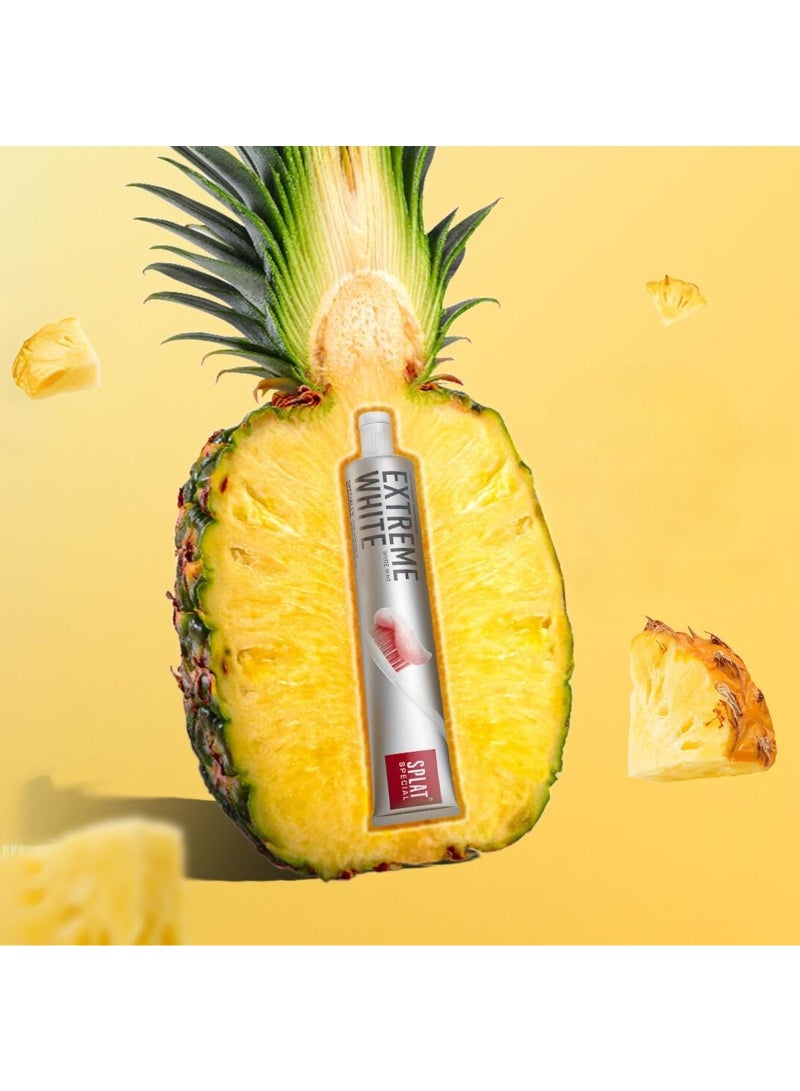 SPLAT Special Extreme White Natural Toothpaste for Sensitive Whitening Teeth 75ml - Image 2