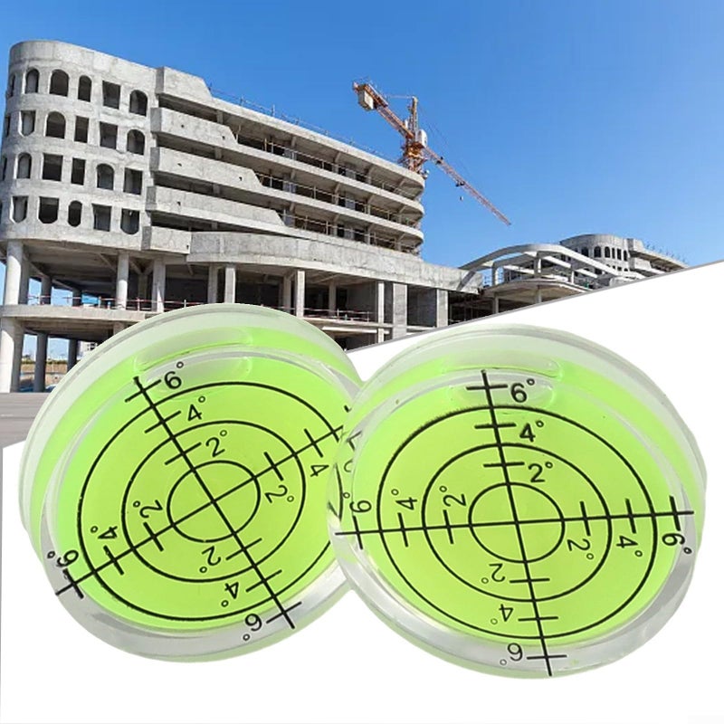 Acrylic Bubble Level Set 32x7mm Horizontal Precision Vial for Accurate Measurement Alignment - Image 5