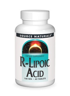 Source Naturals R Lipoic Acid 100Mg Key To Cellular Energy Generation 60 Tablets  - Image 1