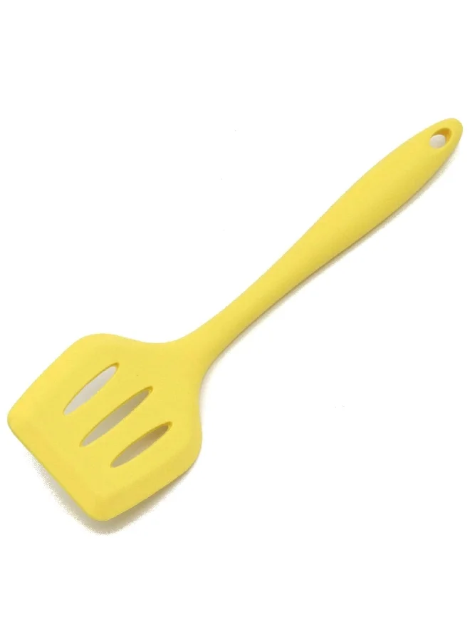 Chef Craft Premium Dishwasher Safe Silicone Cooking Turner Yellow 11.75inch 13210