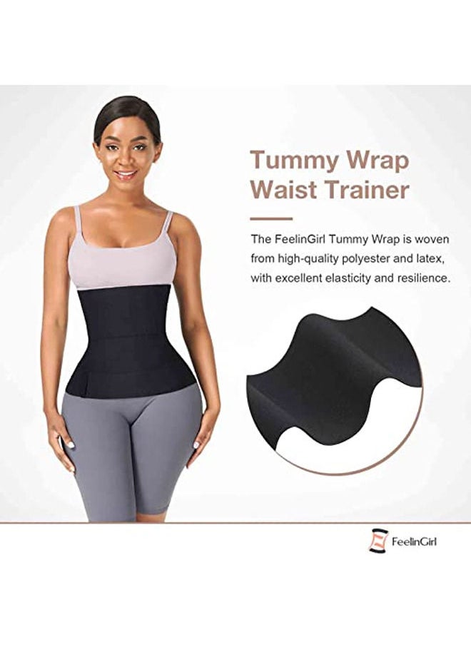 Rock Pow - Waist Trainer for Women Detachable Plus Size Adjust Tummy Wraps Band for Stomach Body Trimmer Waist Training - Image 1
