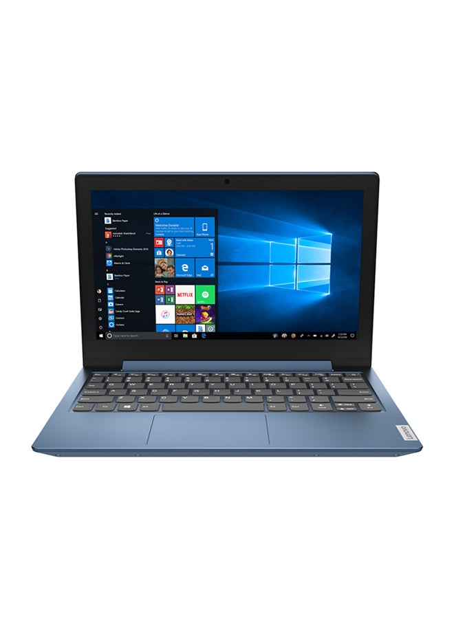 Lenovo (Upgraded Version) IdeaPad 1 11IGL05 Laptop With 11.6-Inch Display, Celeron N4020 Processor/4GB RAM/128GB SSD/Windows 10 Home/Intel UHD Graphics 600 English/Arabic Ice Blue English/Arabic Ice Blue - Image 1