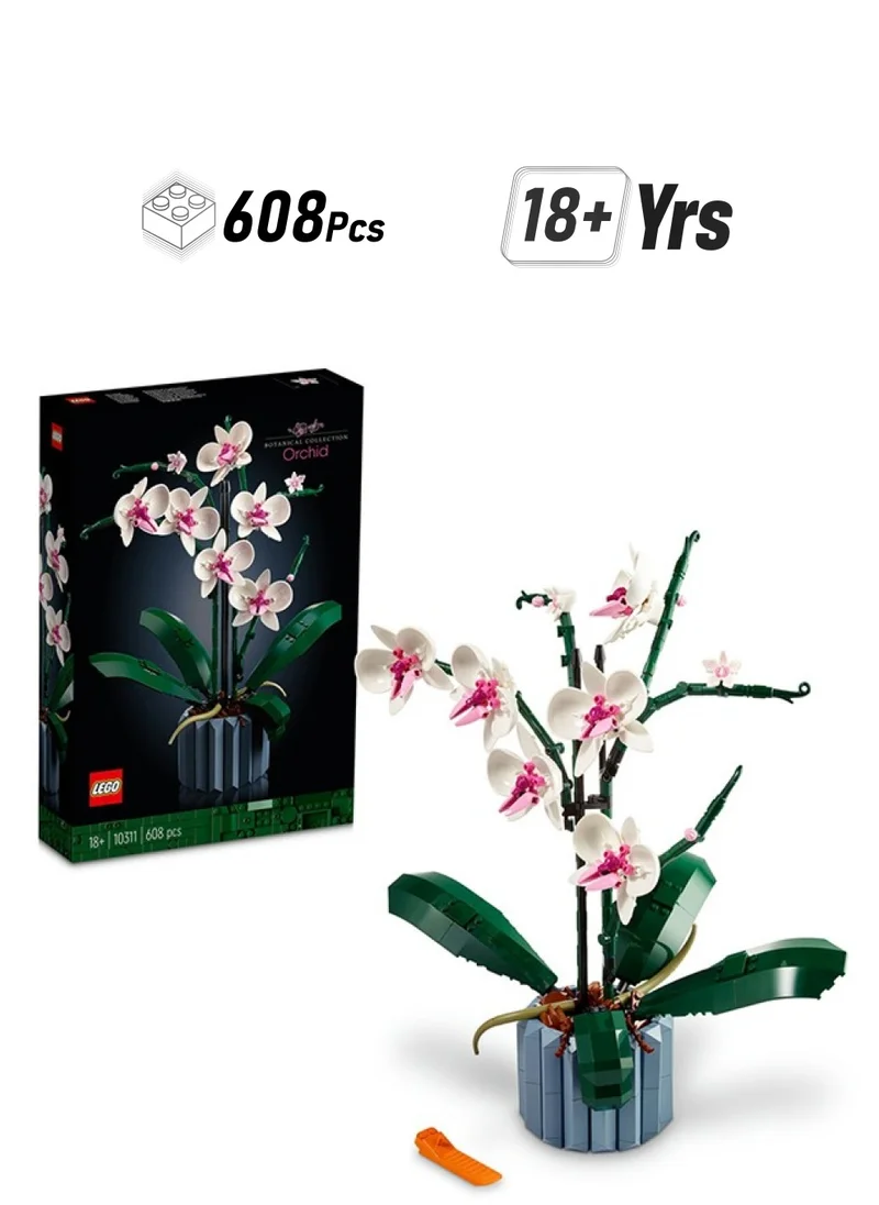 LEGO Orchid 10311 Plant Decor Building Kit (608) Pieces