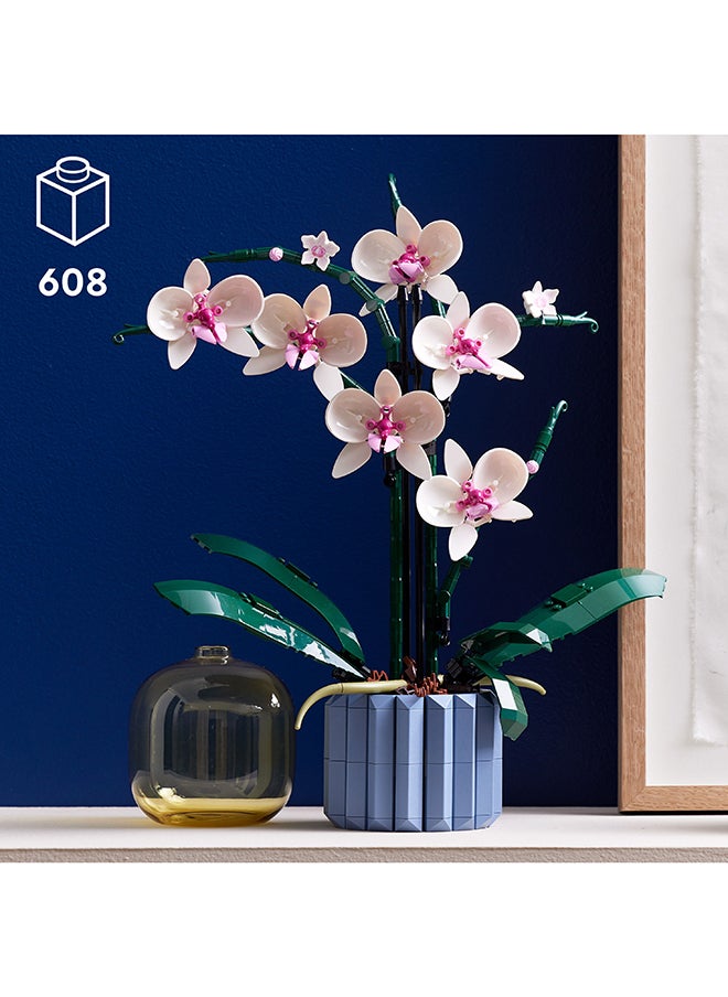 LEGO - Botanicals Orchid - Artificial Plant Set for Adults incl. Faux Flowers and a Buildable Vase, Home Office Decor, Botanical Collection Gift Idea for Women and Men - 10311 (608 pieces) - Image 1