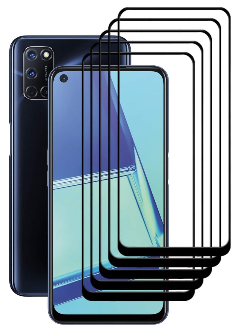 ACLIX 5 Pieces Antistatic ESD Dustproof Premium Quality High Definition Tempered Glass Screen Protector Designed For Oppo A52 - Image 1
