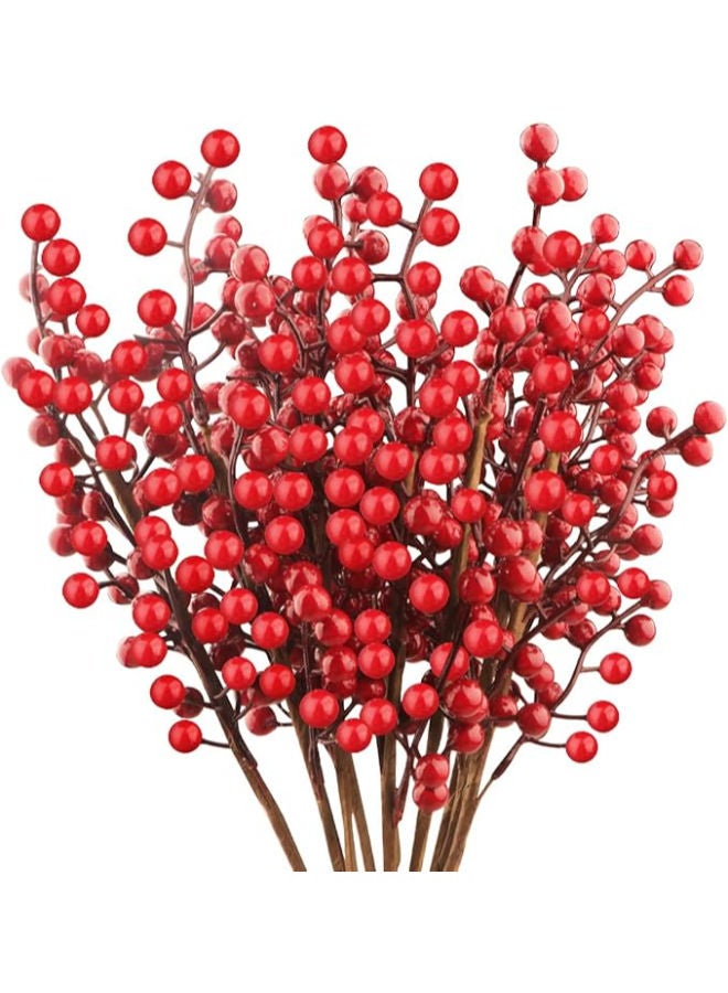 عبوة من 10 سيقان توت عيد الميلاد - Image 1