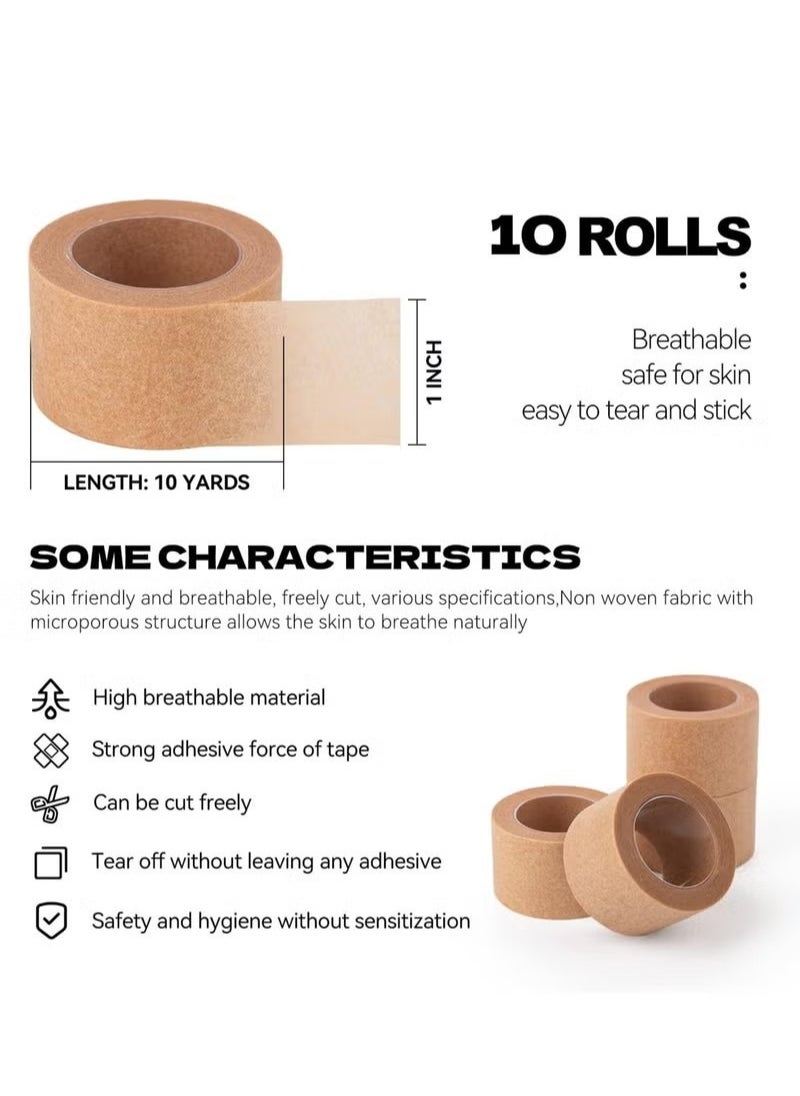 Generic Breathable Skin Tape Skin Tape for Face Nose Tape Surgery Flexible Stretch Bandages for Wound Injuries Swelling Sports  - Image 2