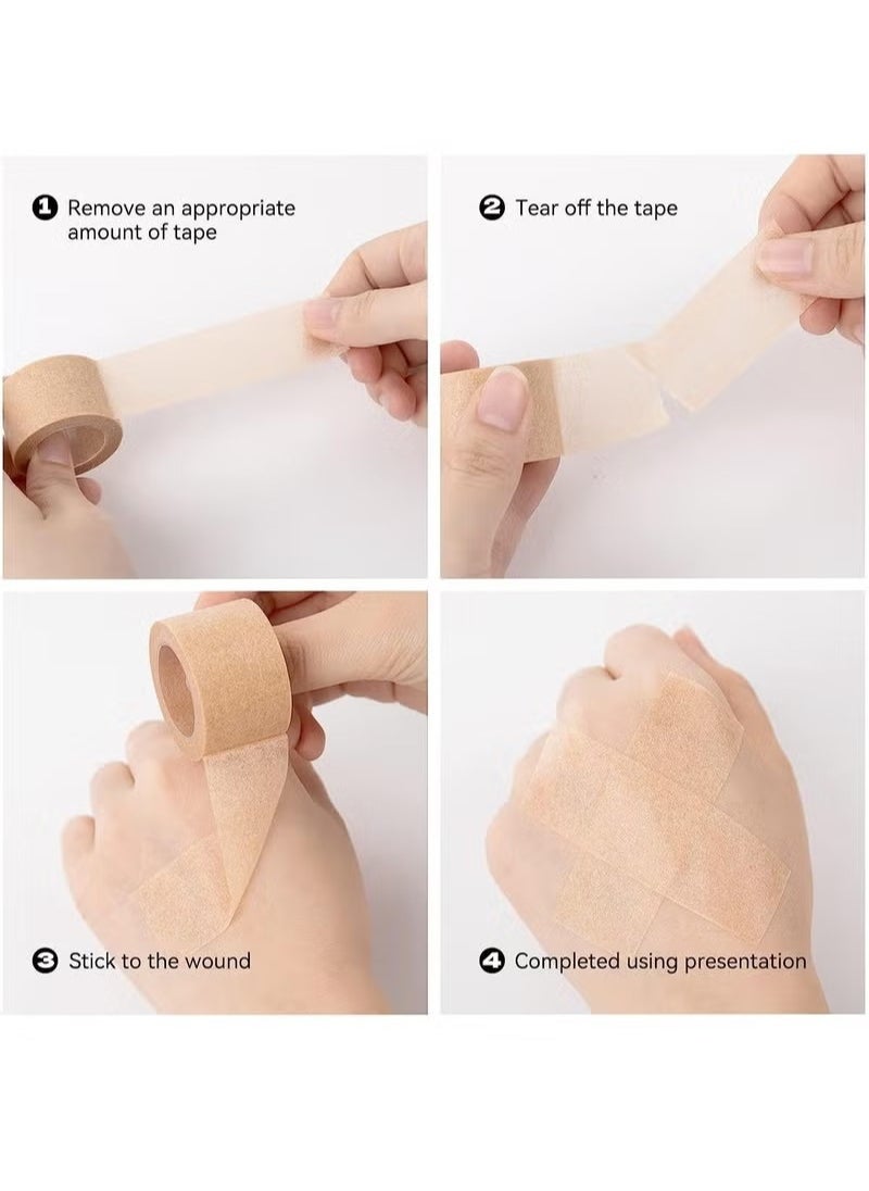 Generic Breathable Skin Tape Skin Tape for Face Nose Tape Surgery Flexible Stretch Bandages for Wound Injuries Swelling Sports  - Image 4
