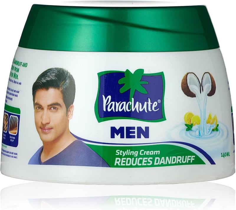 Parachute Men Styling Cream - Reduces Dandruff, 140ml - Image 1