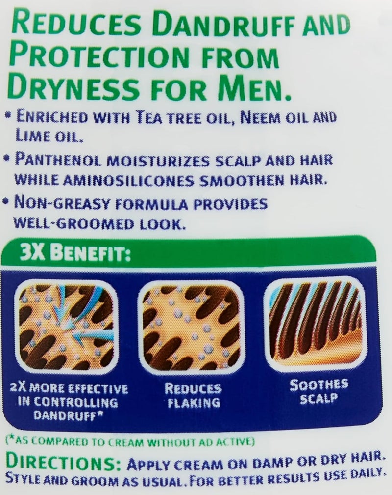 Parachute Men Styling Cream - Reduces Dandruff, 140ml - Image 4