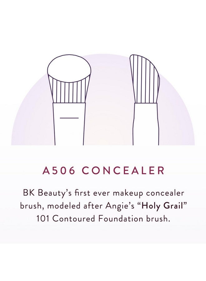 BK BEAUTY Brushes - Angie Hot & Flashy A506 Concealer - Viral "Kitten Paw" Face Brush - Under-Eye Concealing And Contouring - Makeup Brushes - Image 4