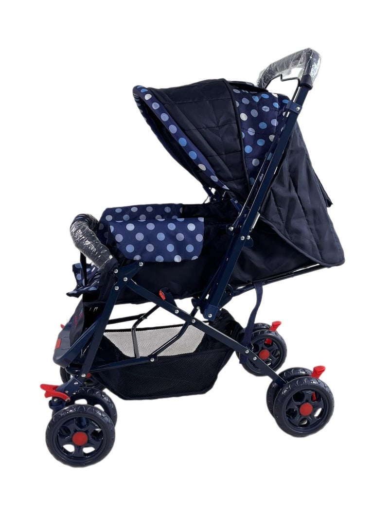 إفريثينج فور كيدز عربية أطفال بعمر 0-3 سنوات بمقبض قابل للعكس ومظلة خفيفة الوزن - Image 4