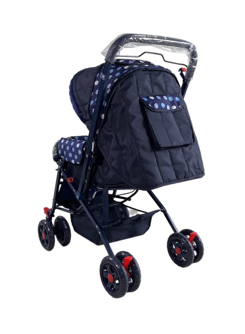 إفريثينج فور كيدز عربية أطفال بعمر 0-3 سنوات بمقبض قابل للعكس ومظلة خفيفة الوزن - Image 3