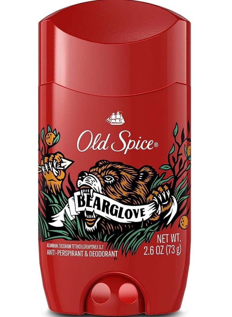أولد سبايس اولد سبايس مضاد للتعرق ومزيل العرق للرجال، حماية من العرق والروائح الكريهة على مدار الساعة طوال أيام الأسبوع، برائحة بيرجلوف، ستيك صلب غير مرئي، 2.6 اونصة - Image 1
