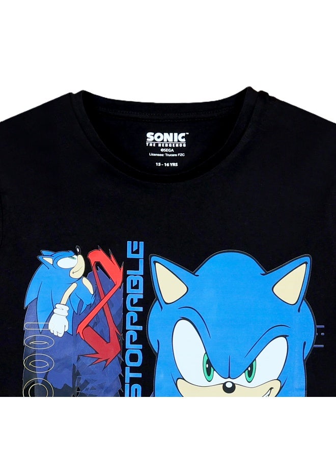 SEGA Sonic  Boy's Short Sleeve T-Shirt - Image 4