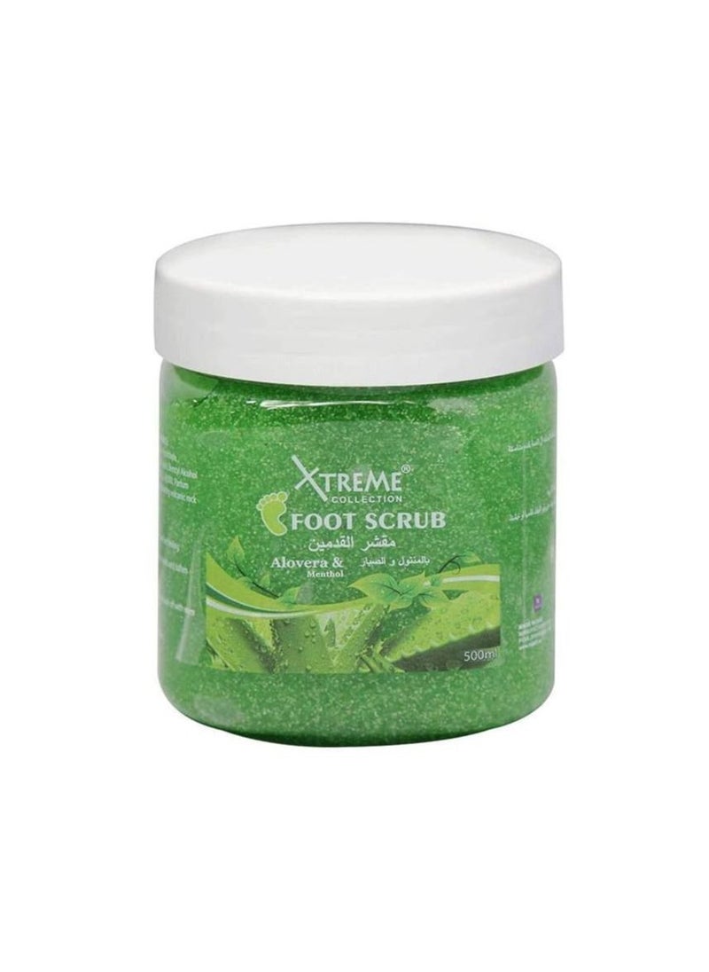 Foot Scrub Aloevera 500ml,Levender and Menthol Foot Scrub 500 ml