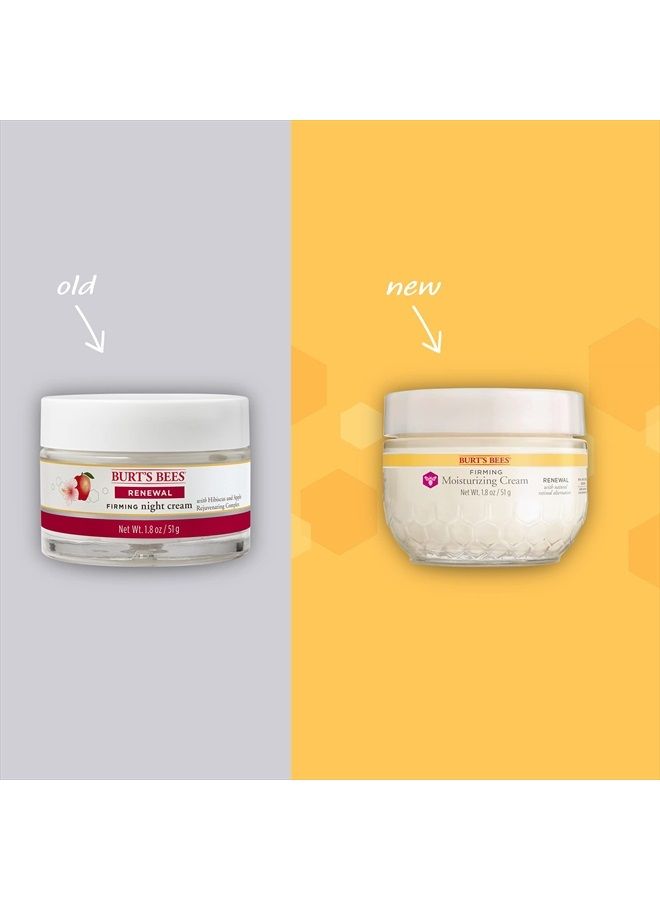 Burt's Bees Renewal Firming Face Cream, Anti-Aging Retinol Alternative, Moisturizing Natural Skin Care, 1.8 Ounce (Packaging May Vary) - Image 2