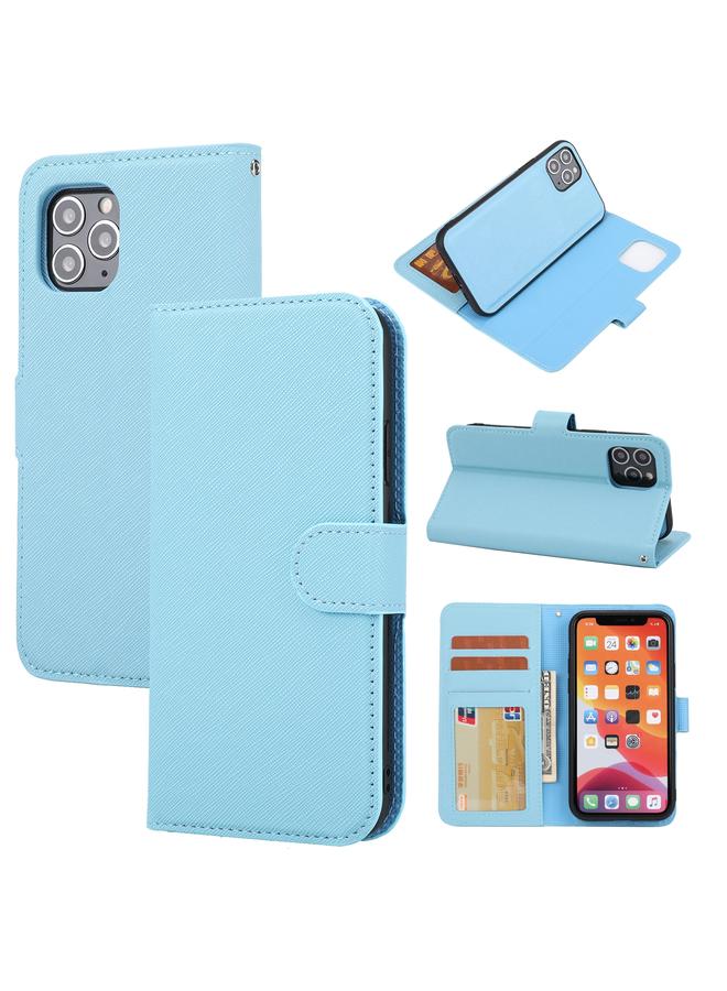 زبون جراب هاتف iPhone 11 Pro Max مصنوع من الجلد القابل للفصل بتصميم متقاطع - Image 1