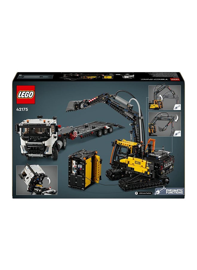 LEGO - LEGO Technic Volvo FMX Truck & EC230 Electric Excavator Toy for 10 Plus Year Old Boys & Girls, Vehicle Building Set for Kids Who Love Heavy-Duty Construction Models, Birthday Gift Idea, 42175 - Image 1