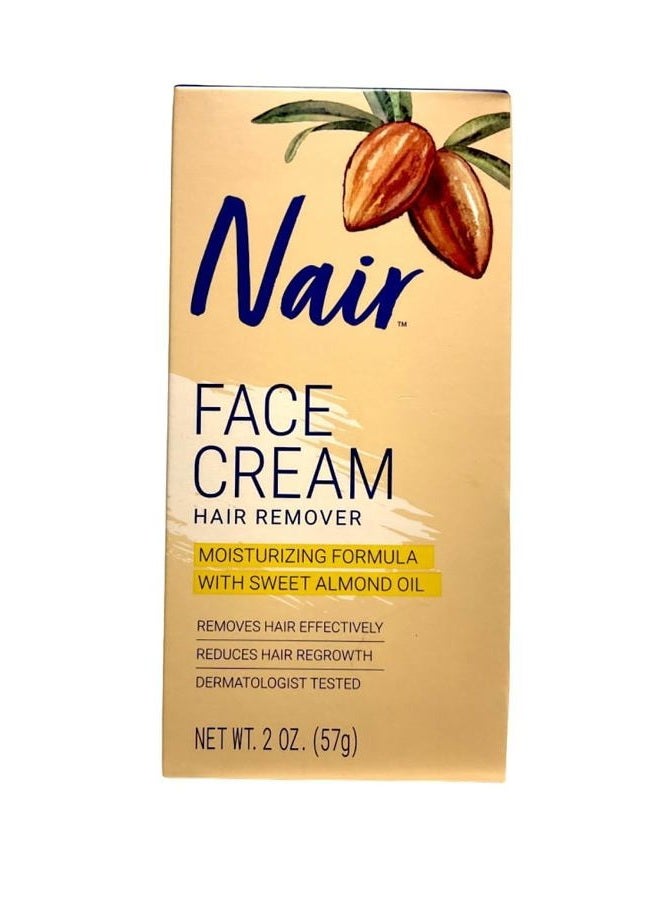 Nair Moisturizing Face Cream For Upper Lip Chin And Face Hair Removal - Image 1
