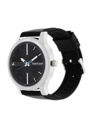 Fastrack By Titan Quartz Analog Grey & Black Dial Silicone Strap Watch for Men 38051sp01 - view 3