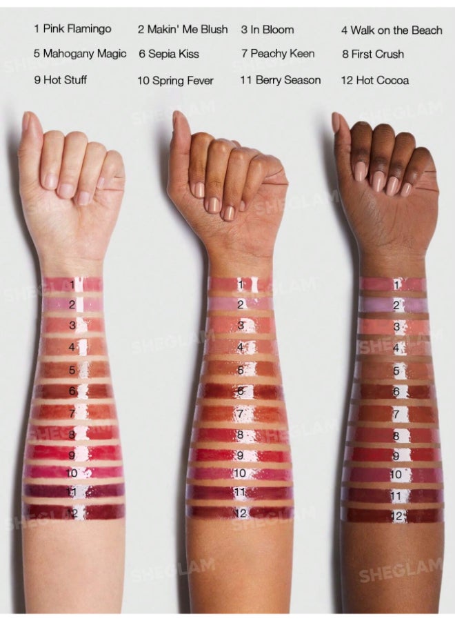 SHEGLAM Pout-Perfect Shine Lip Plumper-Hot Stuff Hot Stuff - Image 5