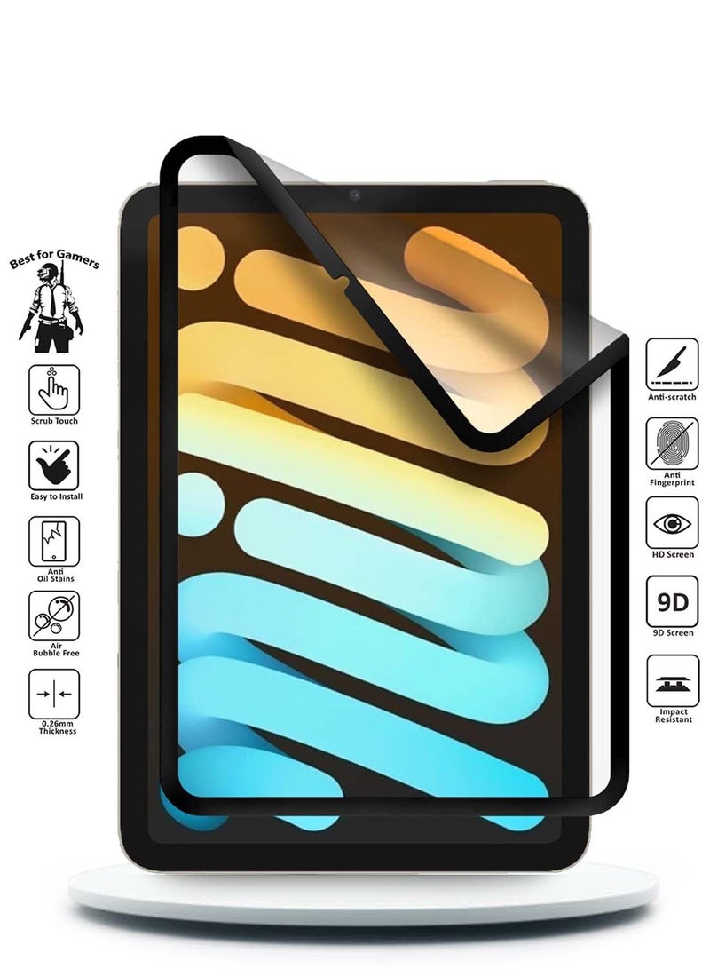 Wtech Apple iPad mini 5G (8.3 inch) (A17 Pro) 7th Generation 2024 Nano Ceramic Full Glue Full Cover Matte Flexible Screen Protector (TSCNMN) - Clear - Image 1