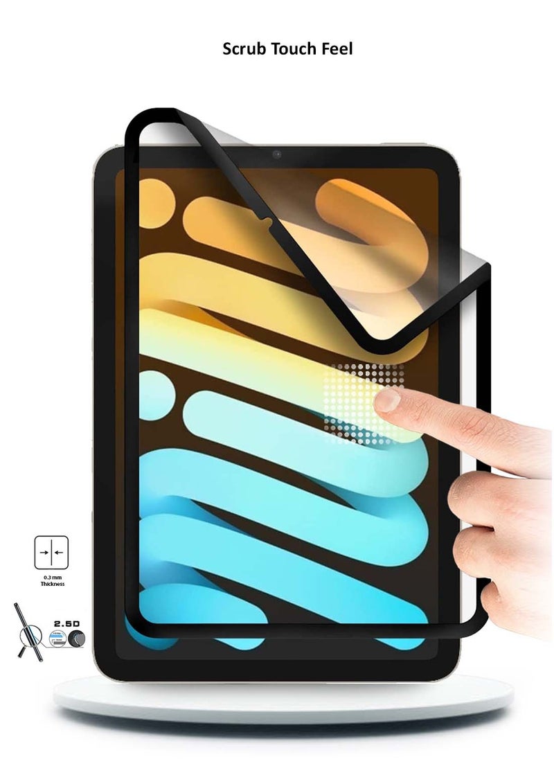 Wtech Apple iPad mini 5G (8.3 inch) (A17 Pro) 7th Generation 2024 Nano Ceramic Full Glue Full Cover Matte Flexible Screen Protector (TSCNMN) - Clear  - Image 3