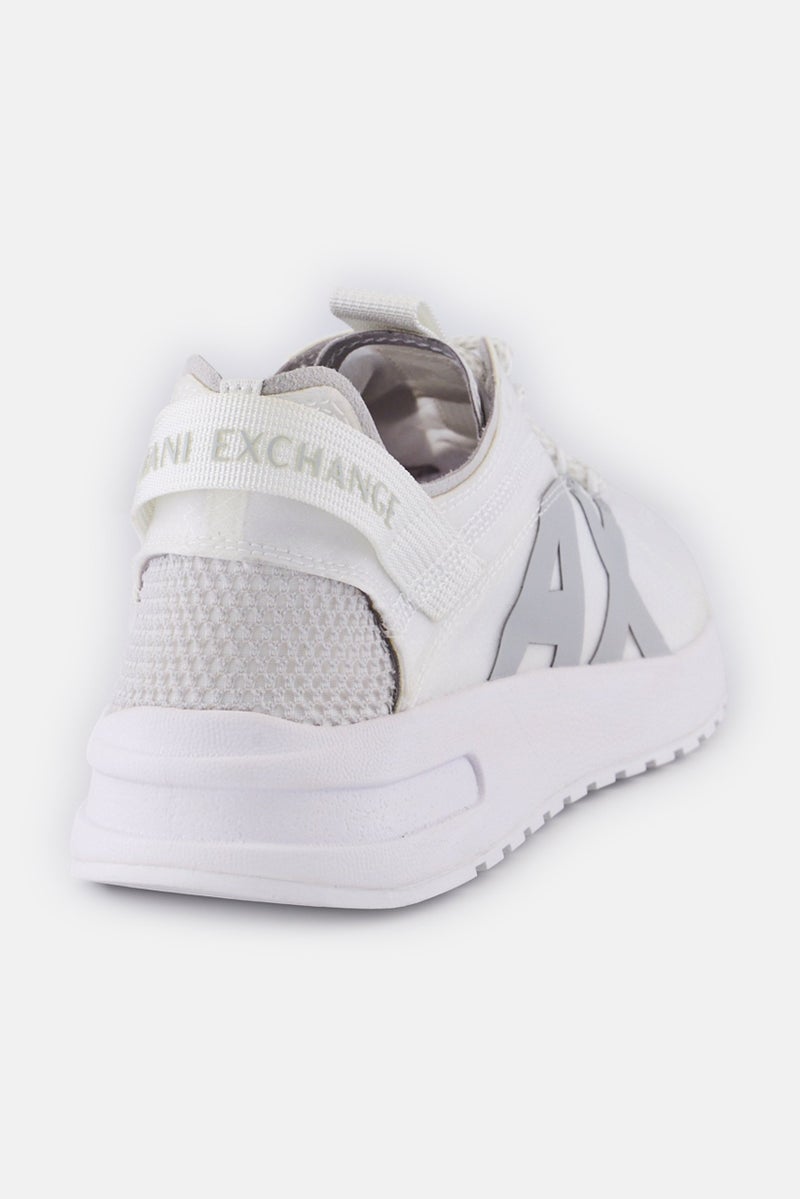 armani AX Armani Exchange Men Lace Up Casual Shoes, White - Image 2