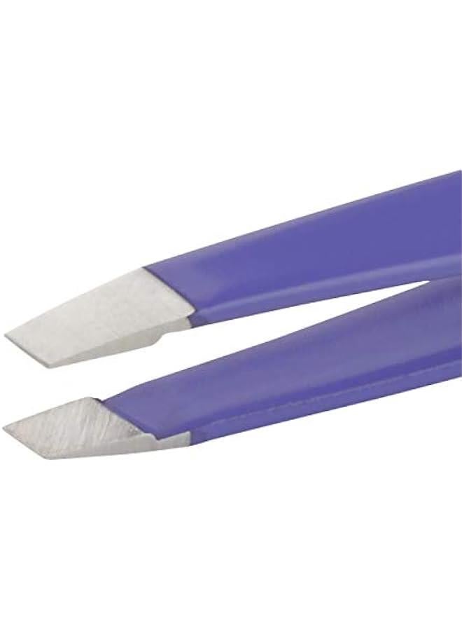 Mini Slant Travel Tweezers For Eyebrows, Travel Tweezers for Eyebrows, Facial Hair, Ingrown Hair (Blooming Lilac) - Image 5