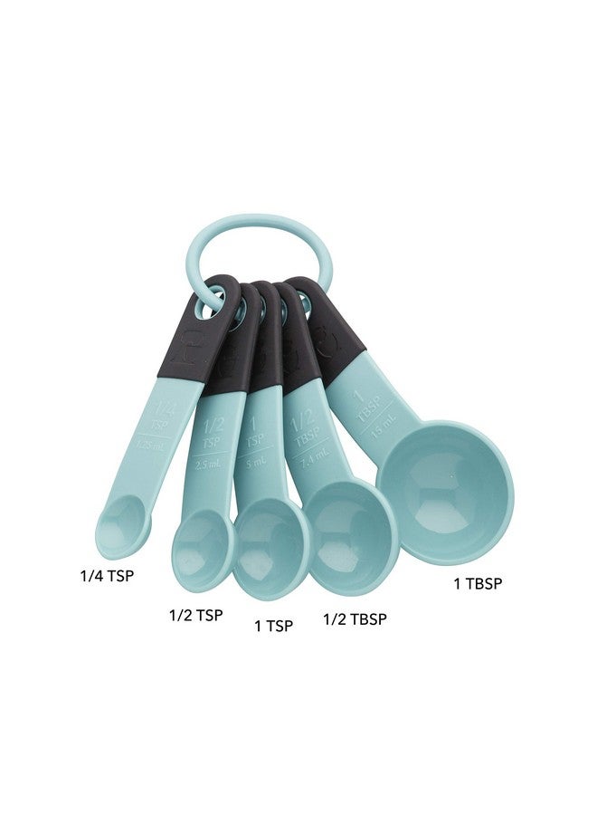 كيتشن إيد ملاعق قياس كيتشن إيد، مجموعة من 5 قطع، أكوا سكاي - Image 2