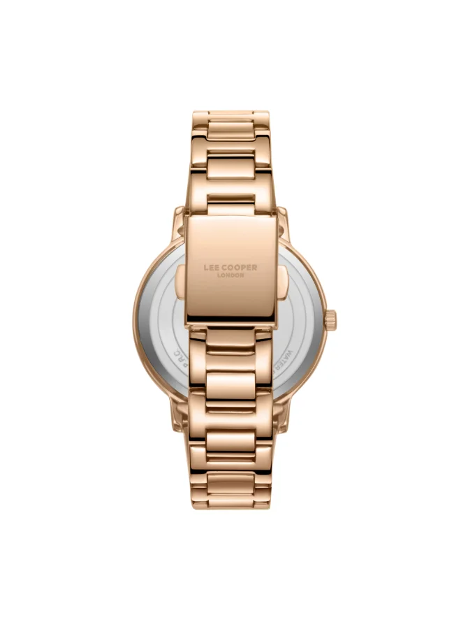 لي كوبر Women's Metal Multi Function Watch LC07946.480 - 35 mm
