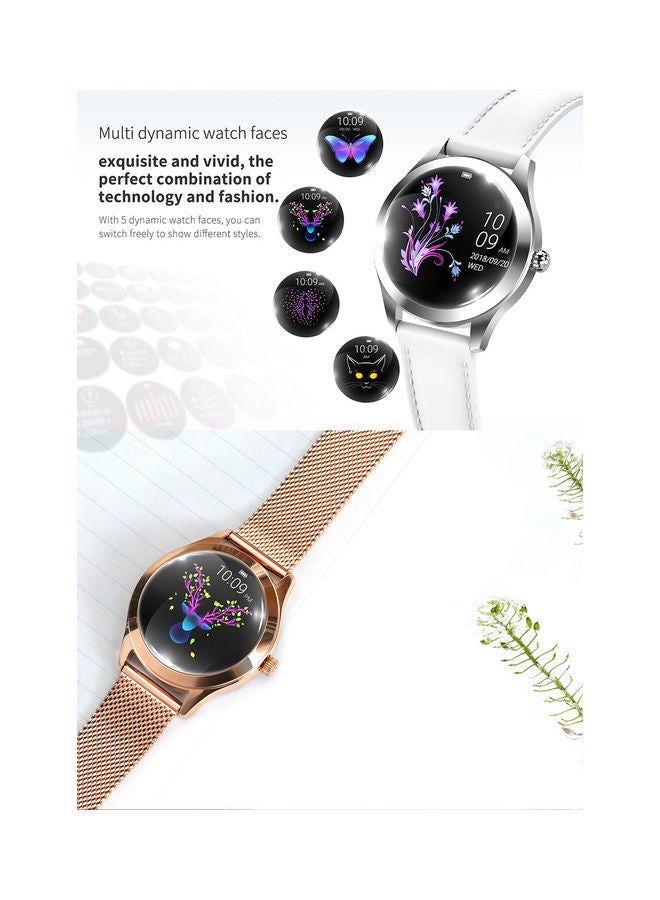 NIBEMINENT Ladies Smart Bracelet White - Image 3