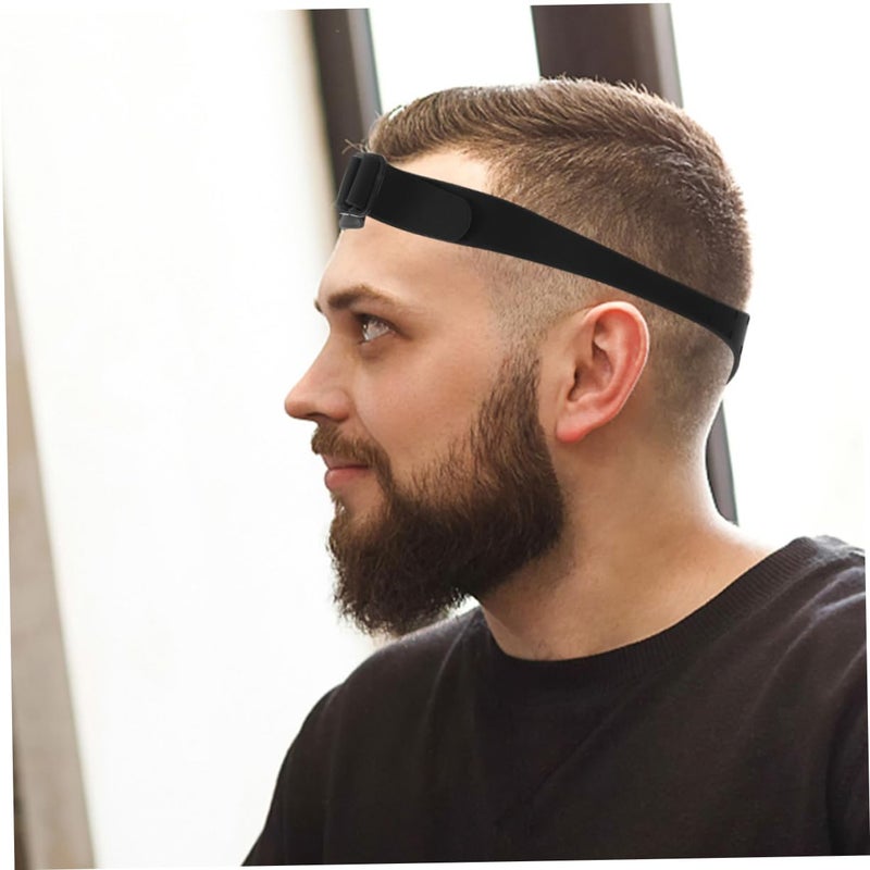 Black Adjustable Silicone Neckline Shaving Guide Hair Trimming Templates for Home and Salon Use - Image 5