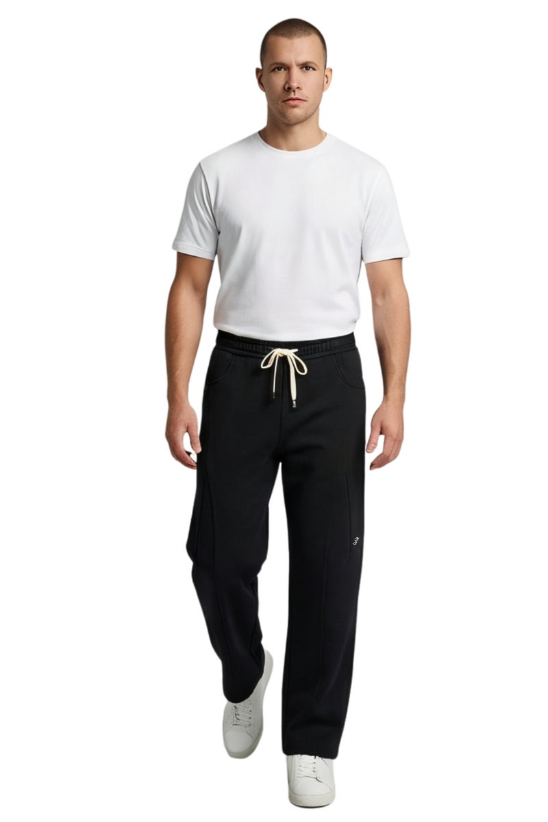 وايت رابيت بنطلون رياضي رجالي كاجوال واسع الساق – برباط خصر قابل للتعديل - Image 5