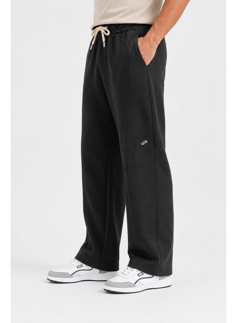 WHITE RABBIT Men’s Casual Wide Leg Jogger Pants – Adjustable Drawstring - Image 4