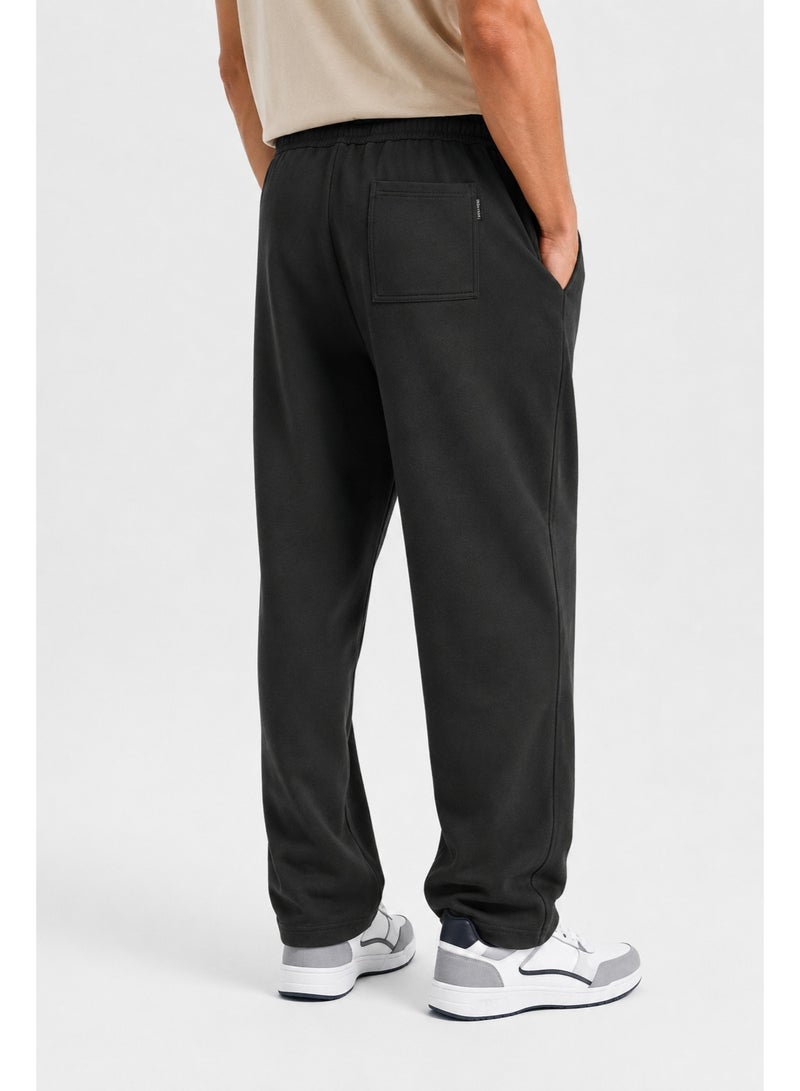 WHITE RABBIT Men’s Casual Wide Leg Jogger Pants – Adjustable Drawstring - Image 3