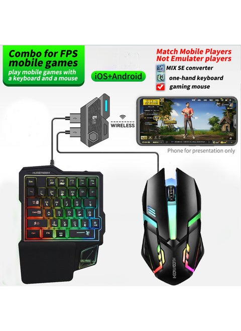 Multi-Platform Gaming Keyboard Mouse Set for Shooter GamesG101 + SE throne + S1 Black G101 + SE throne + S1 Black