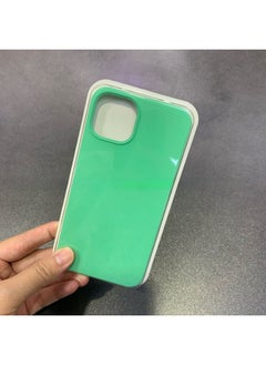 For Iphone16 Liquid Silicone Phone Case For Iphone 16Pro Max/16Pro Full Covering Drop-Resistant Protective Case-Color:Fragrant Green [with Logo]-Applicable Model:For Iphone16plus [sealed Packaging]