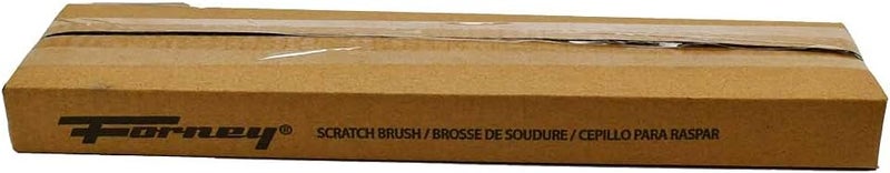 فورني فرشاة سلك من الفولاذ الكربوني من فورني 70504A، عبوة من قطعتين، بمقبض خشبي منحني، مقاس 13-3/4 بوصة × 0.014 بوصة - Image 5