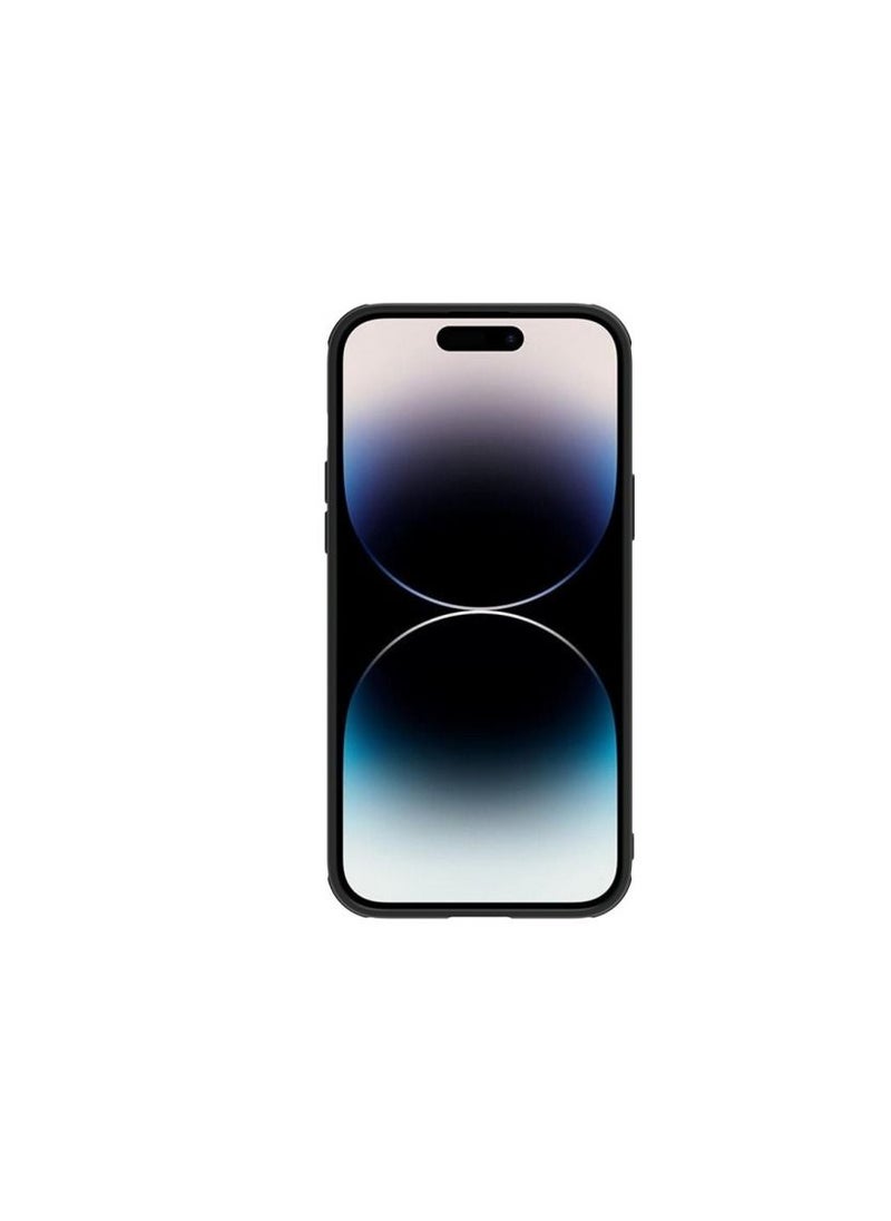 Nillkin - Nillkin CamShield Leather S Case iPhone 14 Pro cover with camera cover black - Image 1